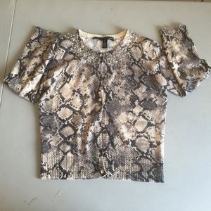 Robert Rodriguez Beaded Cashmere Cardigan